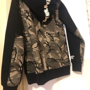 AAPE autumn and winter hooded jacket